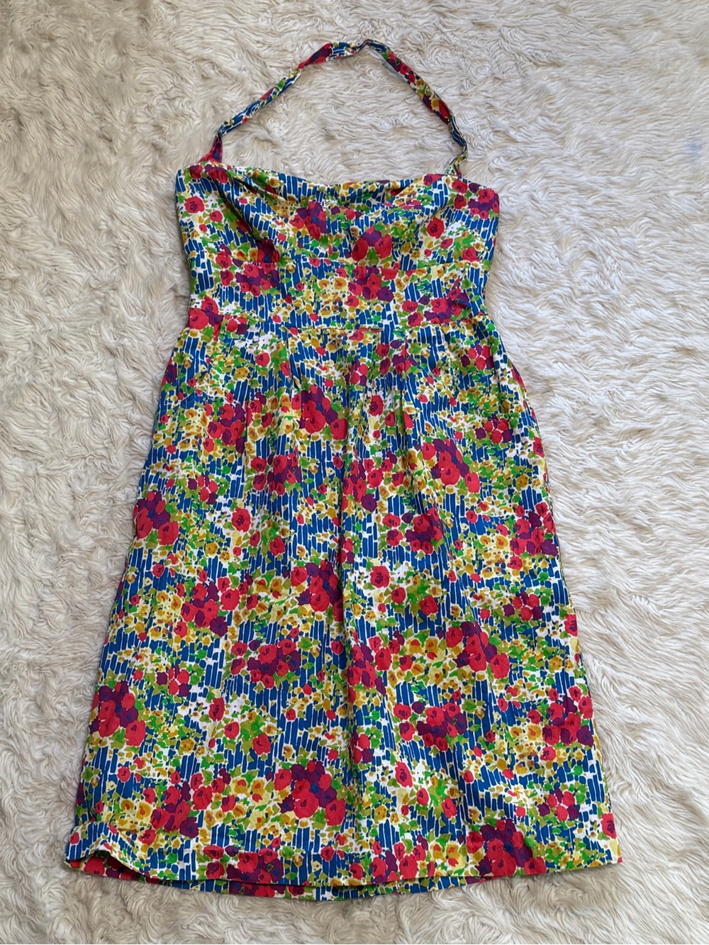 Anthropologie Girls From Savoy Floral Halter Dress - Size 6